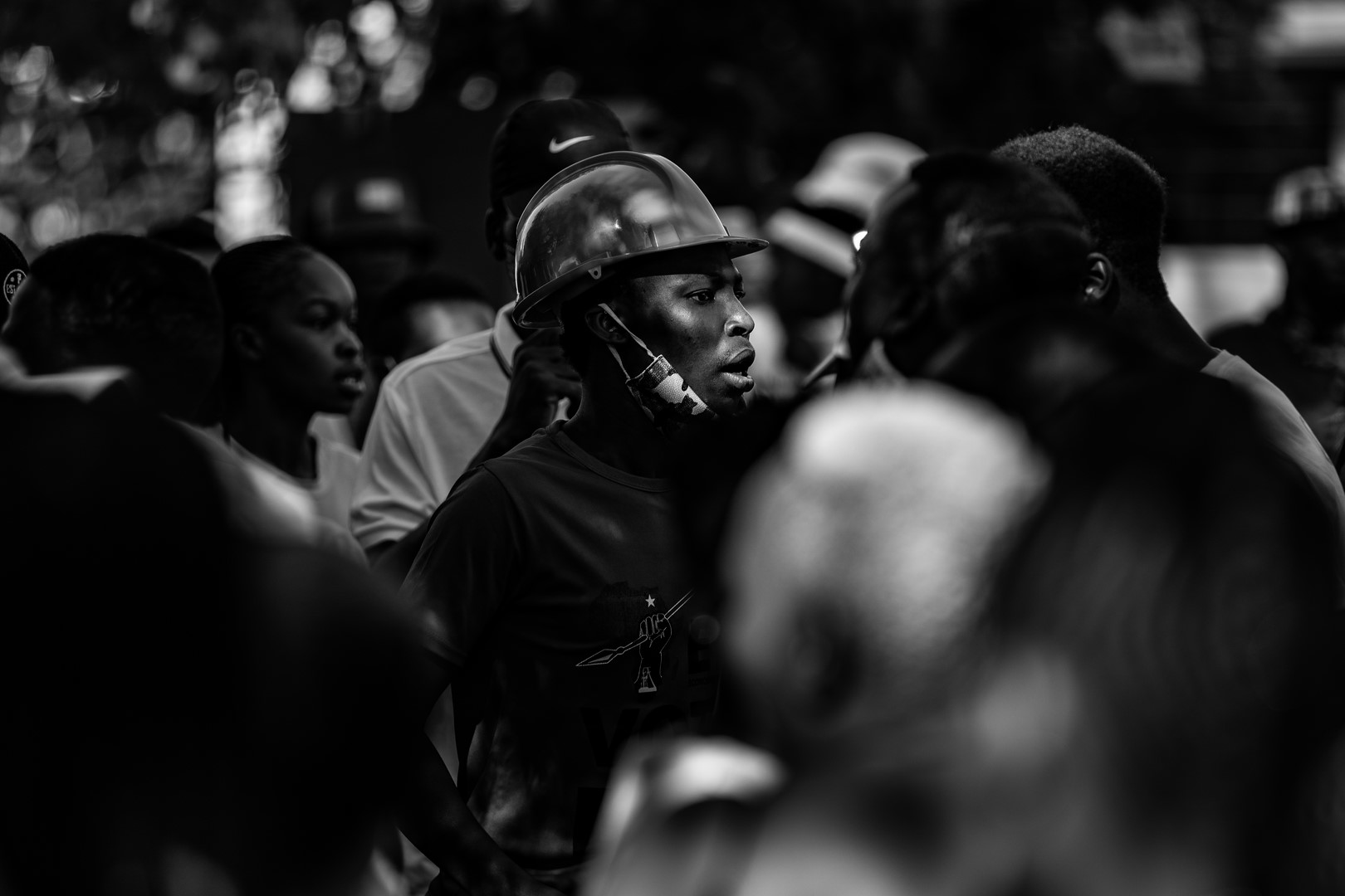 GALLERY Gert Sibande TVET College Students Protest Outside Ermelo 
